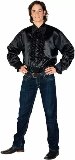 Overig Rucheblouse Super Luxe Zwart