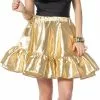 Overig Show Rok Luxe Goud Met Petticoat