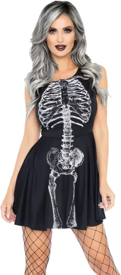 LEG AVENUE Skeletten Jurk Skeleton Babe