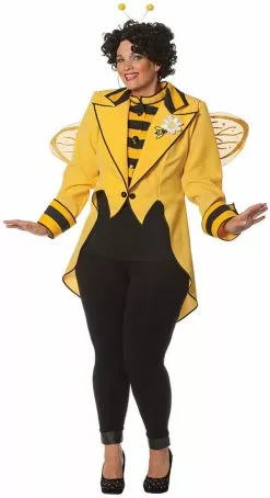 Overig Slipjas Dames Bijenkoningin 9 Overig Slipjas Dames Bijenkoningin -Carnavalskleding Dames Winkel slipjas dames bijenkoningin 1