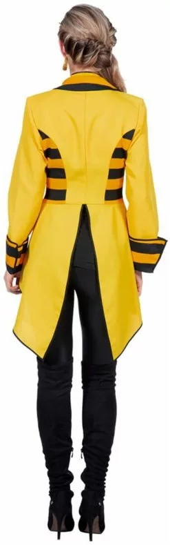 Overig Slipjas Dames Bijenkoningin 8 Overig Slipjas Dames Bijenkoningin -Carnavalskleding Dames Winkel slipjas dames bijenkoningin achterkant