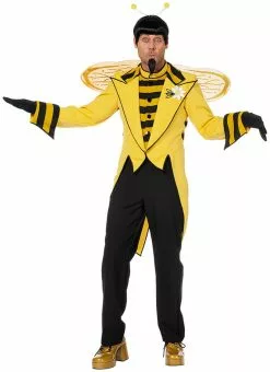 Overig Slipjas Heren Bijenkoning 6 Overig Slipjas Heren Bijenkoning -Carnavalskleding Dames Winkel slipjas heren bijenkoning 2