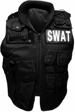 Overig SWAT Vest Deluxe -Carnavalskleding Dames Winkel swat vest deluxe 3