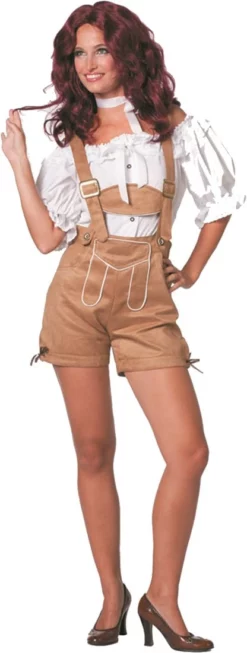 Overig Tirolerhose De Luxe Dames Lichtbruin