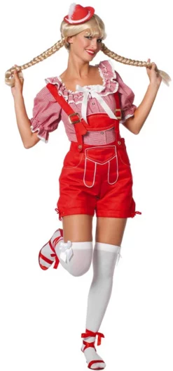 Overig Tirolerhose De Luxe Dames Rood