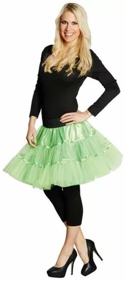 Overig Tulen Petticoat Neon Groen Rok