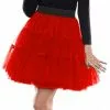 Overig Tulen Petticoat Rood Rok