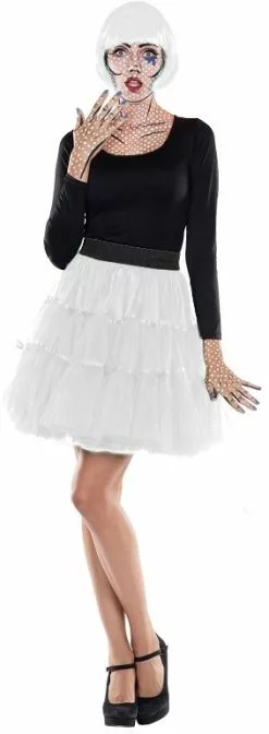 Overig Tulen Petticoat Wit Rok